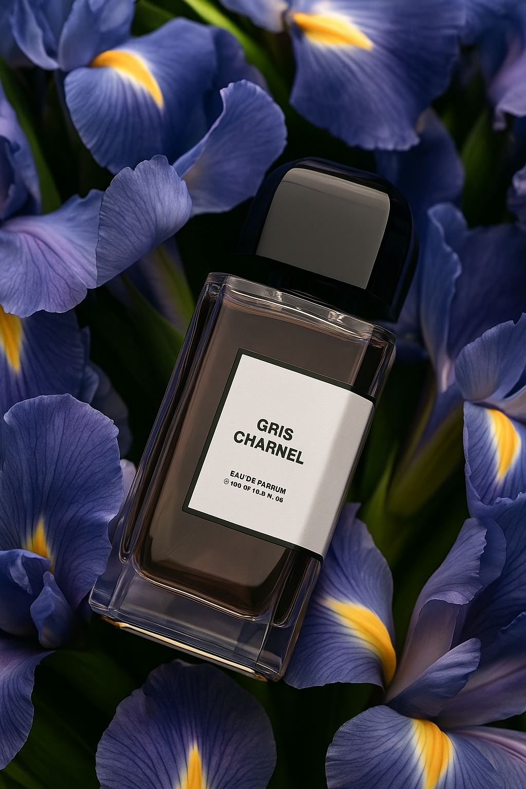 The luxury French perfume Gris Charnel
